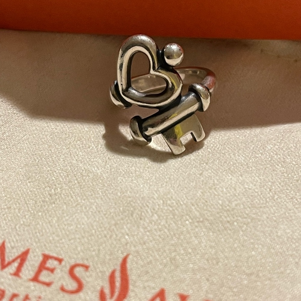 James Avery key to my heart ring